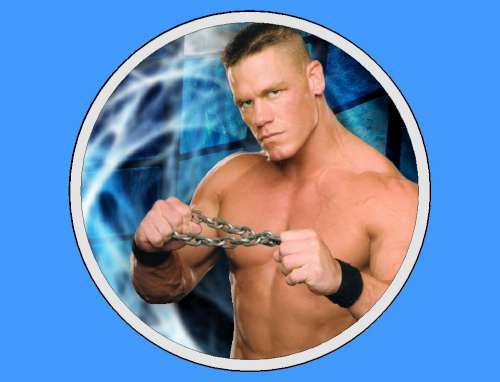 WWE John Cena Edible Icing Image #2 - Click Image to Close